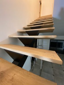 escalier sur mesure métal et bois Nantes