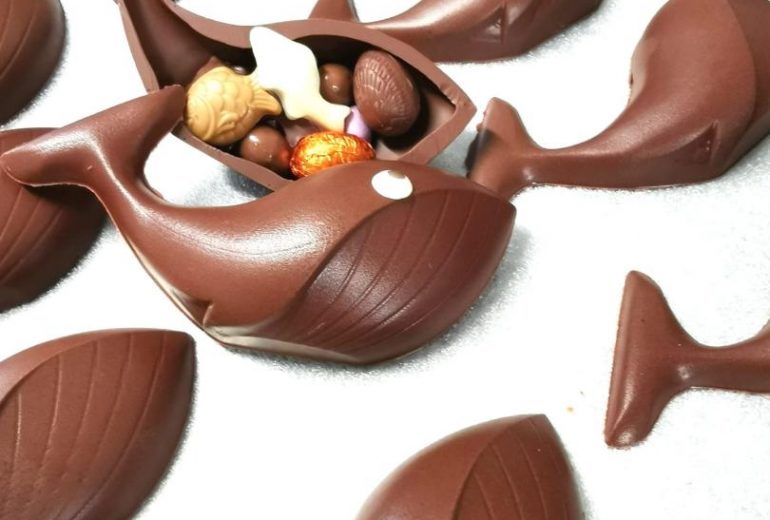 La baleine de Pâques ! Biscuitier Chocolatier Pâtissier