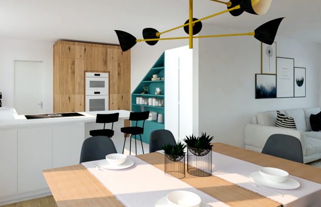 Deux versions pour un projet ! Architecte d'intérieur Maître d'oeuvre