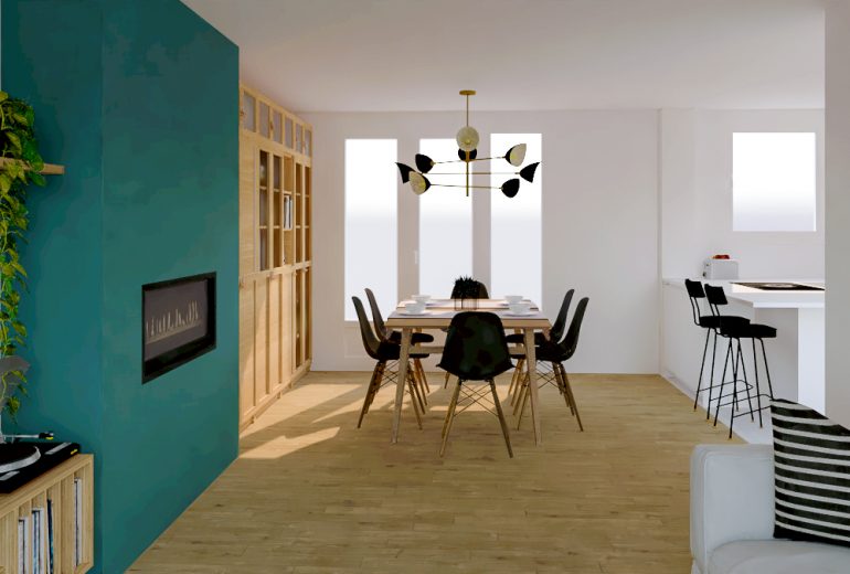 Deux versions pour un projet ! Architecte d'intérieur Maître d'oeuvre