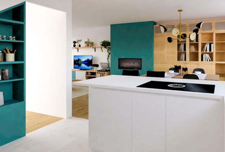 Deux versions pour un projet ! Architecte d'intérieur Maître d'oeuvre