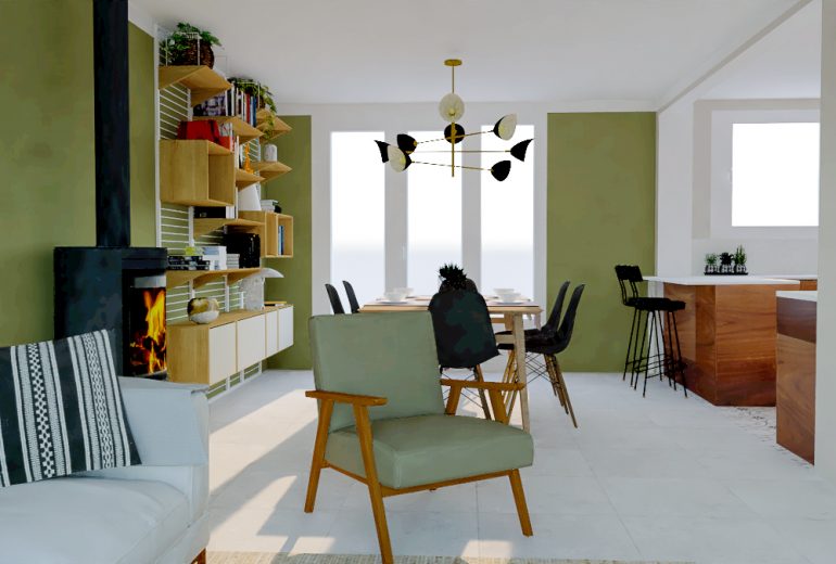 Deux versions pour un projet ! Architecte d'intérieur Maître d'oeuvre