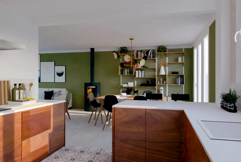 Deux versions pour un projet ! Architecte d'intérieur Maître d'oeuvre