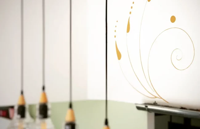 Plaisir des jolies courbes Enseigniste Peintre Peintre d'extérieur Peintre en lettres