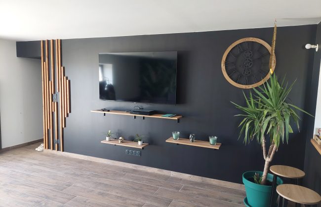 Noir & Couleur Applicateur Béton Ciré Peintre Peintre d'extérieur Peintre d'intérieur