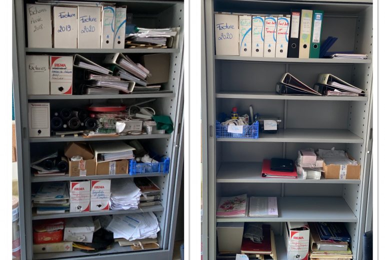 Avant/Après bureau pro