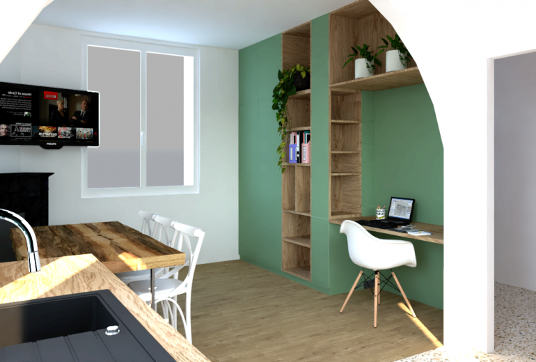 Intégrer un coin bureau dans votre intérieur Architecte d'intérieur Maître d'oeuvre