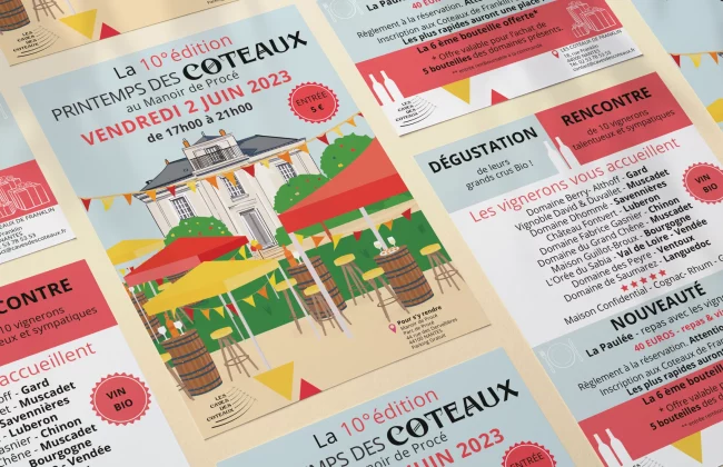 Mise en avant d'un évènement professionnel Illustrateur