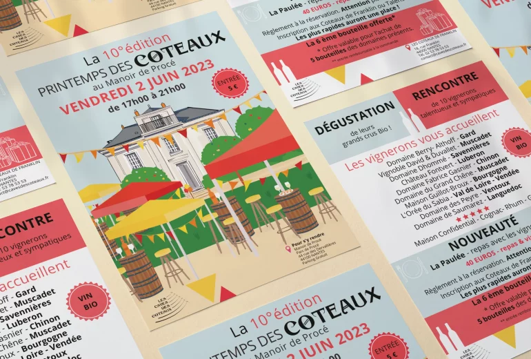 Mise en avant d'un évènement professionnel Illustrateur