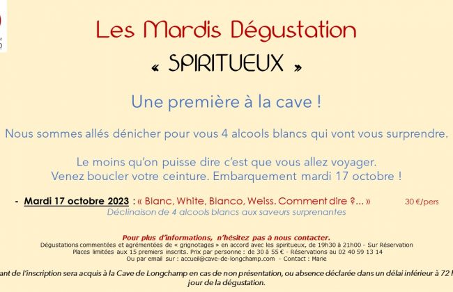 Soirée dégustation Spiritueux inédite. Soyez-en ! Vous ne le regretterez pas 🤩 Caviste Epicier