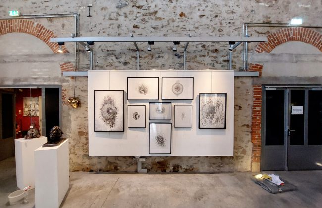 Exposition COUERON en ART Créateur textile Illustrateur