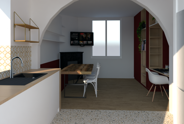 Rénovation d’une belle maison Butte Saint-Anne - Partie 2 Architecte d'intérieur Maître d'oeuvre