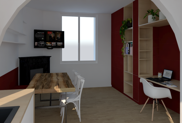 Rénovation d’une belle maison Butte Saint-Anne - Partie 2 Architecte d'intérieur Maître d'oeuvre