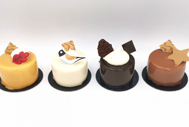 Les bûches individuelles de Noël sont arrivées ! Biscuitier Chocolatier Pâtissier