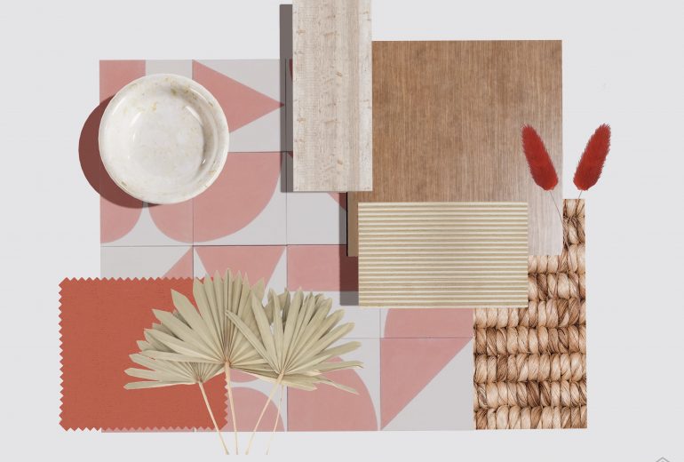 Déco graphique et poudrée Décorateur d'intérieur