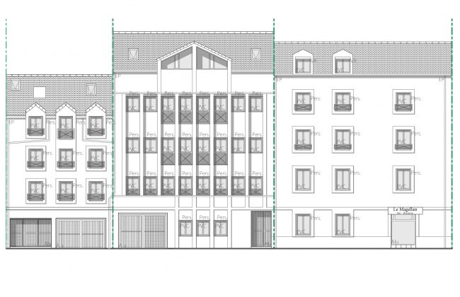 Relevé et Déclaration Préalable pour Syndic de copropriété Agenceur Architecte d'intérieur Designer d'espace Dessinateur projeteur