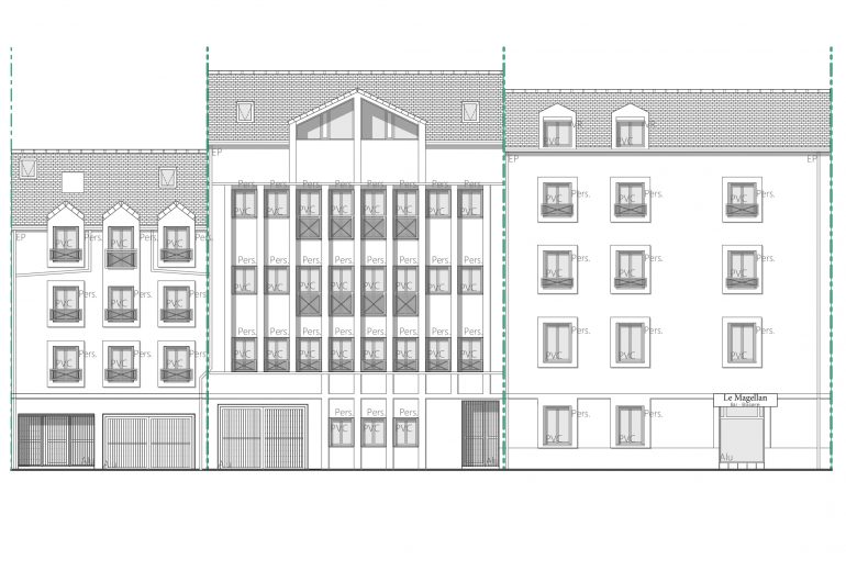 Relevé et Déclaration Préalable pour Syndic de copropriété Agenceur Architecte d'intérieur Designer d'espace Dessinateur projeteur