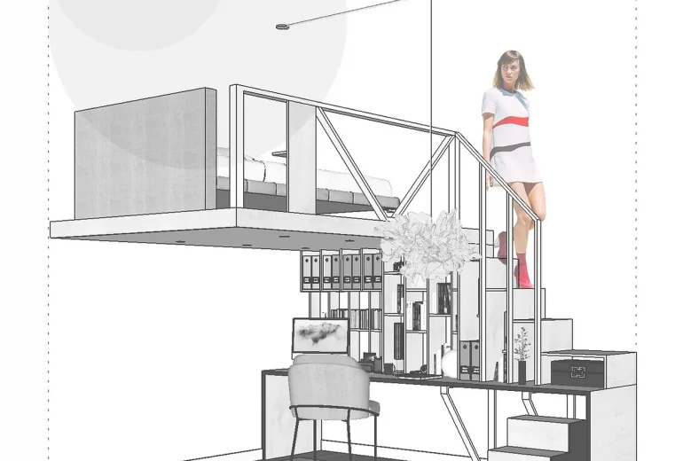 L'aménagement stratégique des hauteurs sous plafond pour créer de nouveaux espaces de vie Architecte d'intérieur Décorateur d'intérieur Designer d'espace Maître d'oeuvre