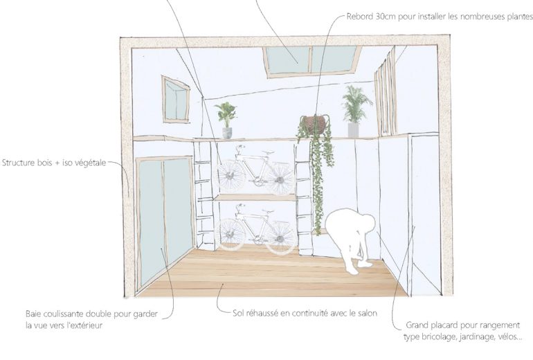 Esquisse_Nantes Agenceur Architecte d'intérieur Designer d'espace Dessinateur projeteur