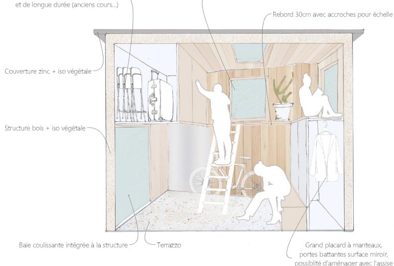 Esquisse_Nantes Agenceur Architecte d'intérieur Designer d'espace Dessinateur projeteur