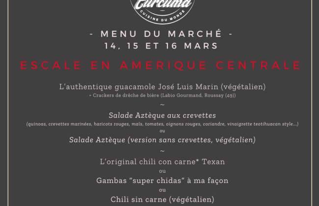 stand cuisine du monde sur marché nantais