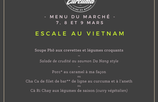 menu Citronnelle & curcuma