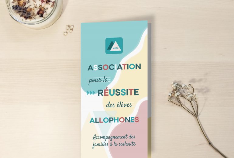 Dépliant - Association AREA Graphiste Illustrateur