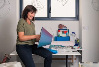 artisan pour la fabrication sur mesure d'abats jours