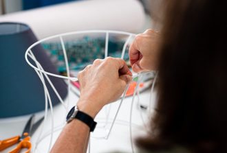 Réalisation d'abat jour sur mesure