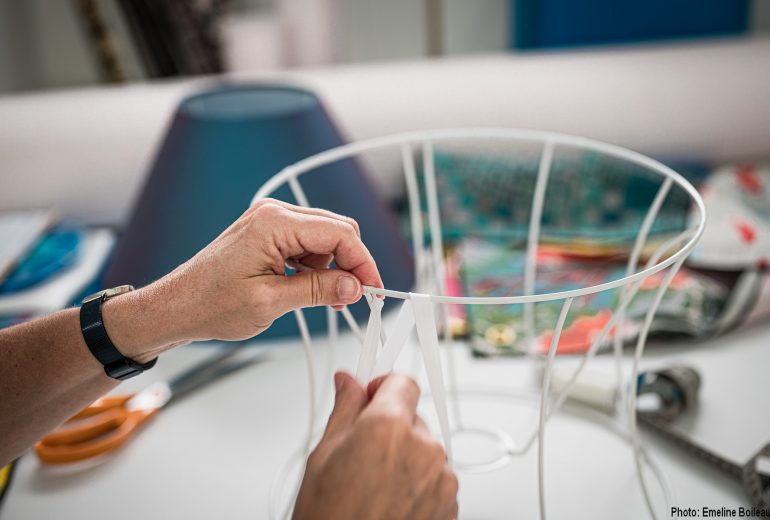 Fabrication d'abats jours sur mesure