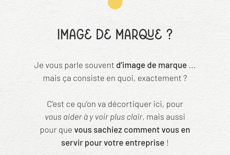 Votre image de marque ☀️ Graphiste Illustrateur
