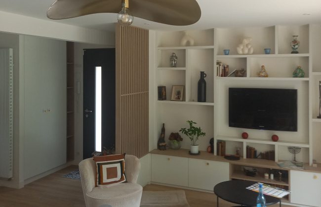 Aménagement de salon Agenceur Concepteur de dressings et rangements Cuisiniste Ebéniste Fabricant de mobilier Menuisier Parqueteur