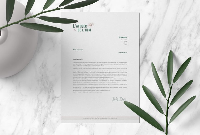 Identité Visuelle de l'Atelier de l'ULM ☀️ Graphiste Illustrateur