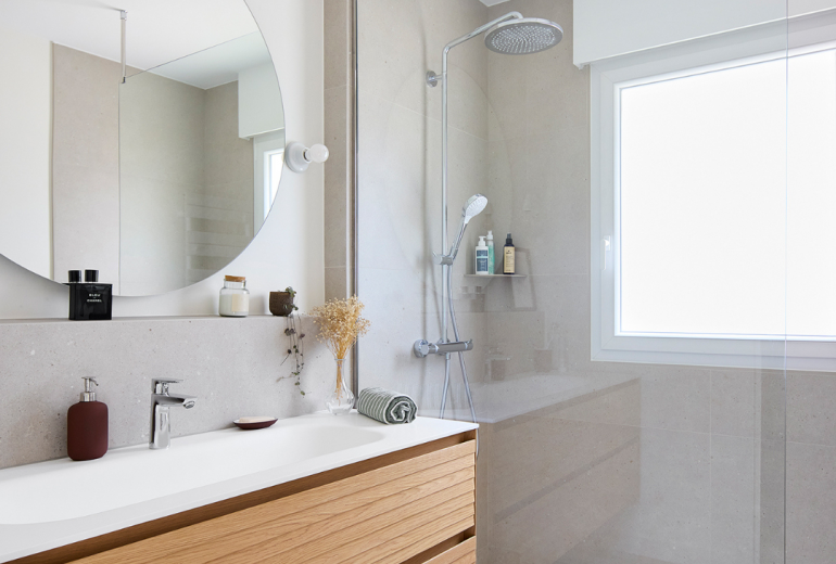 Découvrez les nouvelles salles de bain du projet Rousseau Architecte d'intérieur Maître d'oeuvre