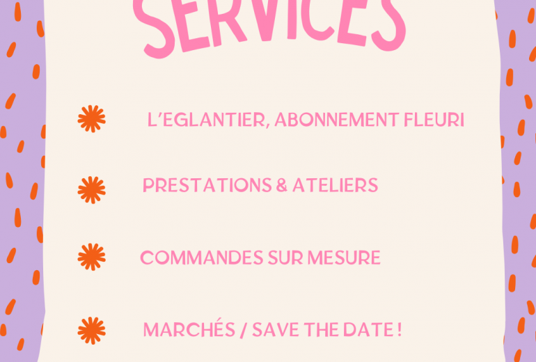 Les prestas / Eglantine fleuriste Décorateur floral Fleuriste