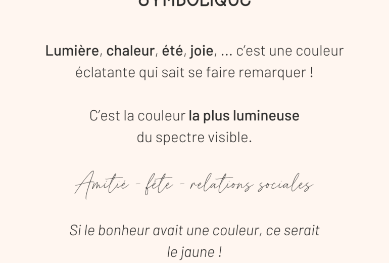 Le jaune : couleur du bonheur 💛 Graphiste Illustrateur