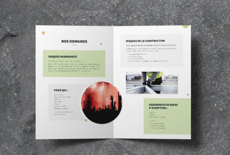 Brochure pour IC Conseil Graphiste Illustrateur