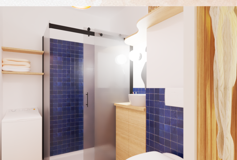 Avant/Après appartement La Rochelle Applicateur Béton Ciré Décorateur d'intérieur Enduiseur Façadier Peintre Peintre d'extérieur Peintre d'intérieur Solier moquettiste