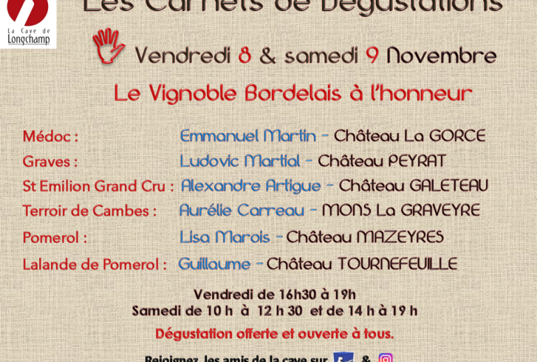 CARNET DE DEGUSTATION Caviste Epicier