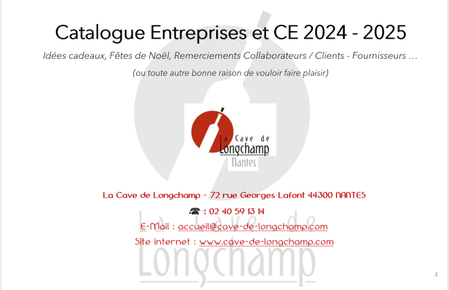 DES CADEAUX. DES CADEAUX. BREF, DES CADEAUX ! Caviste Epicier