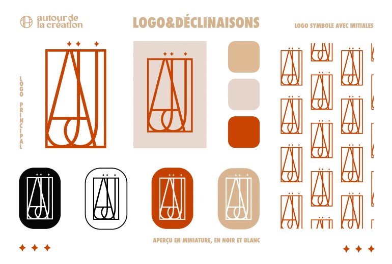 Le dossier qui accompagne la prise en main d'un nouveau logo Graphiste Illustrateur