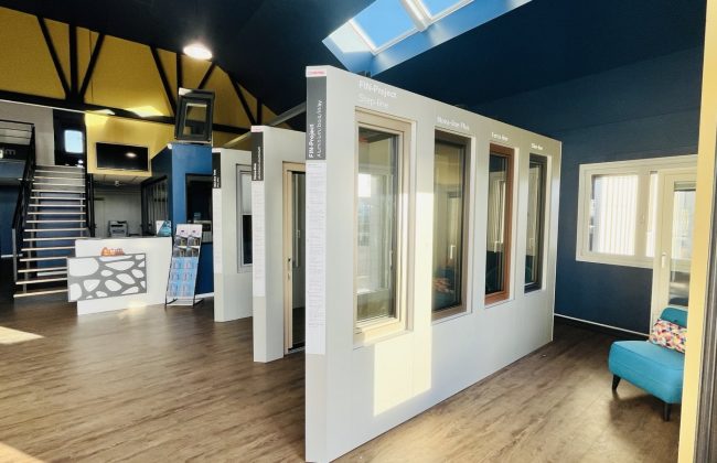 Inauguration Studio FINSTRAL Fenêtrier Installateur de pergola et store Jointeur Menuisier Plaquiste Storiste