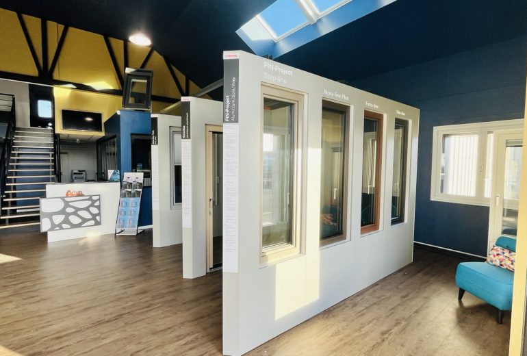 Inauguration Studio FINSTRAL Fenêtrier Installateur de pergola et store Jointeur Menuisier Plaquiste Storiste