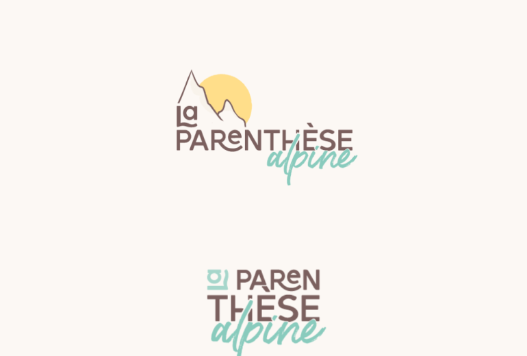 Création de logo pour la Parenthèse Alpine 🏔️ Graphiste Illustrateur