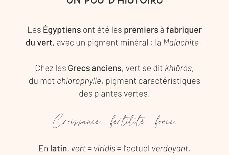 Le vert : une histoire de pigments Graphiste Illustrateur