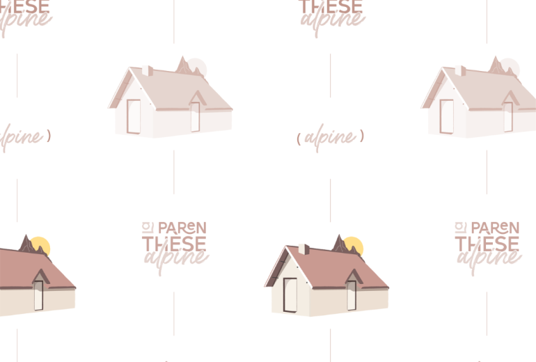 Création de logo pour la Parenthèse Alpine 🏔️ Graphiste Illustrateur