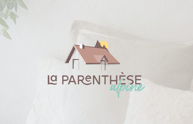 Création de logo pour la Parenthèse Alpine 🏔️ Graphiste Illustrateur