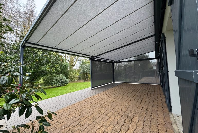 Pergola B128 Double Brustor – Sublimez Votre Espace Extérieur 🌿 Fenêtrier Installateur de pergola et store Menuisier Storiste