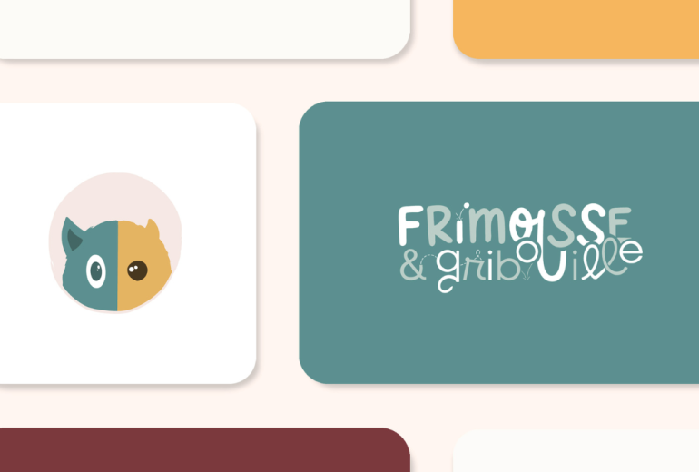 Nouvelle identité pour Frimousse et Gribouille 🧸 Graphiste Illustrateur