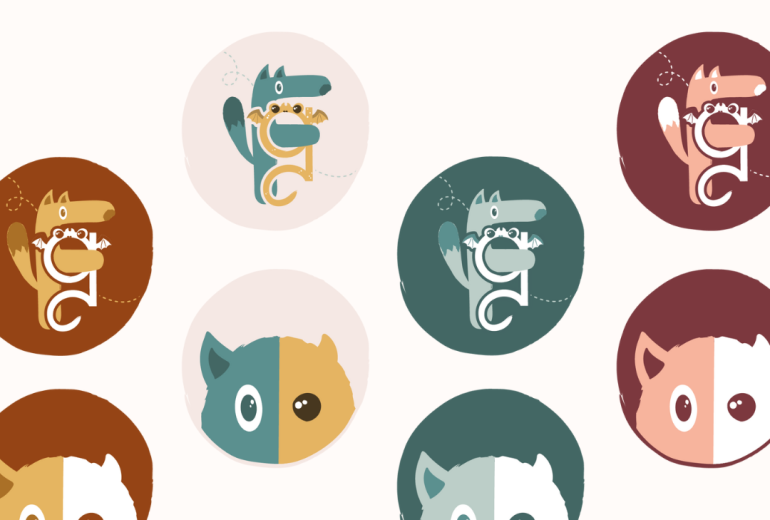 Nouvelle identité pour Frimousse et Gribouille 🧸 Graphiste Illustrateur